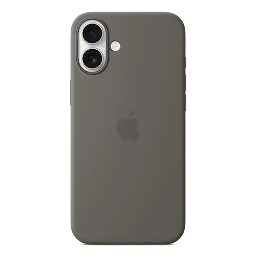 Apple Funda de silicona con MagSafe para el iPhone 16 Plus - Gris piedra