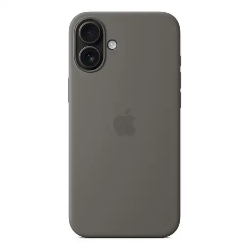 Apple Funda de silicona con MagSafe para el iPhone 16 Plus - Gris piedra