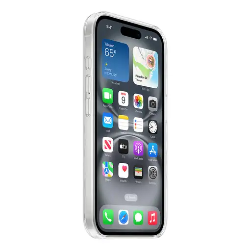 Apple Funda transparente con MagSafe para el iPhone 16