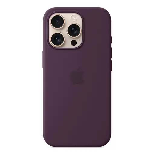 Apple Funda de silicona con MagSafe para el iPhone 16 Pro - Ciruela