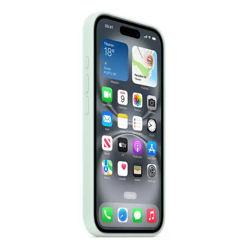 Apple MDGP4ZM/A funda para teléfono móvil 15,5 cm (6.1'') Aguamarina