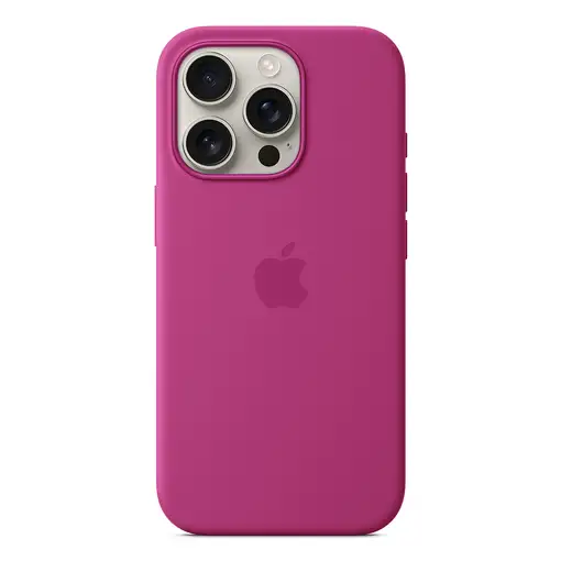 Apple Funda de silicona con MagSafe para el iPhone 16 Pro - Fucsia
