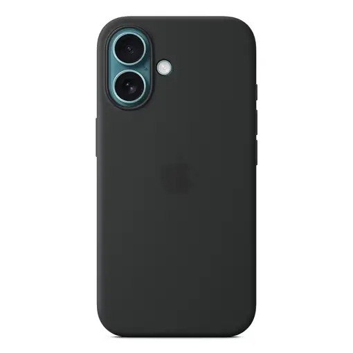 Apple Funda de silicona con MagSafe para el iPhone 16 - Negro