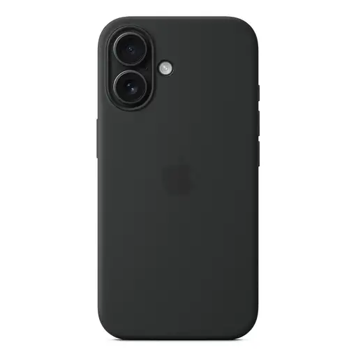 Apple Funda de silicona con MagSafe para el iPhone 16 - Negro