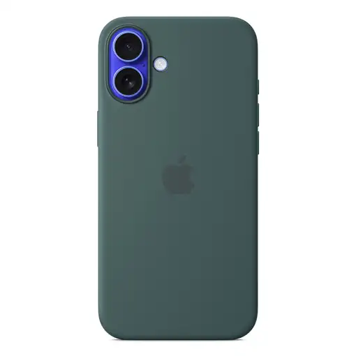 Apple Funda de silicona con MagSafe para el iPhone 16 Plus - Verde lago