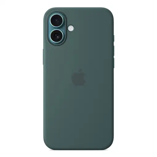 Apple Funda de silicona con MagSafe para el iPhone 16 Plus - Verde lago