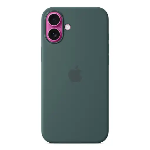 Apple Funda de silicona con MagSafe para el iPhone 16 Plus - Verde lago