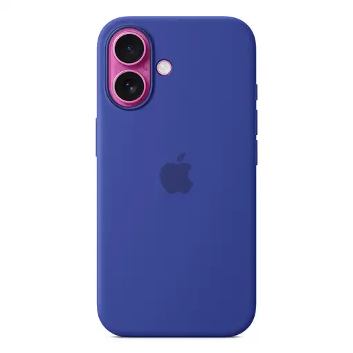 Apple Funda de silicona con MagSafe para el iPhone 16 - Azul ultramar