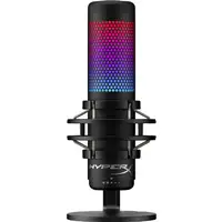 Micrófono USB HyperX QuadCast S (negro-gris) - iluminación RGB
