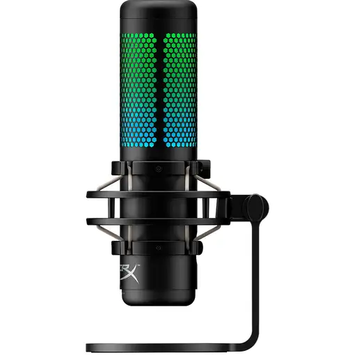 Micrófono USB HyperX QuadCast S (negro-gris) - iluminación RGB