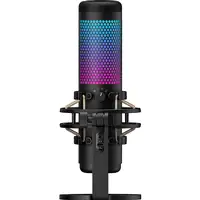 Micrófono USB HyperX QuadCast S (negro-gris) - iluminación RGB