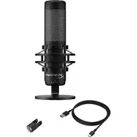 Micrófono USB HyperX QuadCast S (negro-gris) - iluminación RGB