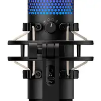 Micrófono USB HyperX QuadCast S (negro-gris) - iluminación RGB