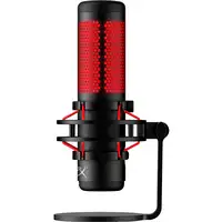 Micrófono USB HyperX QuadCast (negro-rojo) - iluminación roja
