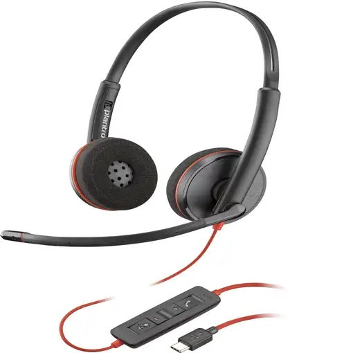 POLY Auriculares USB-C Blackwire C3220 (paquete)