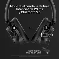 HyperX Cloud MIX 2 - Auriculares gaming (Negro)
