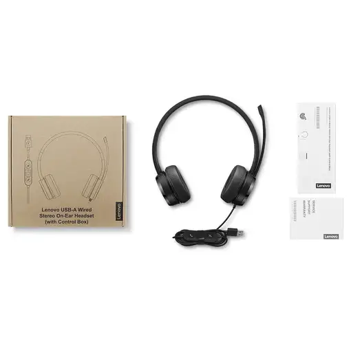 Lenovo 4XD1K18260 auricular y casco Auriculares Alámbrico Diadema Música/uso diari