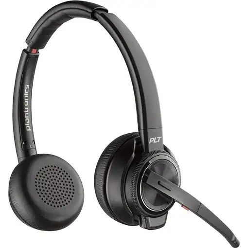 POLY Auriculares Savi 8220 UC con certificación Microsoft Teams DECT 1880-1900 MHz