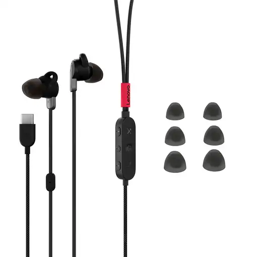 Lenovo 4XD1C99220 auricular y casco Auriculares Alámbrico Dentro de oído Música/us