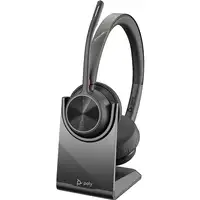 POLY Auriculares Voyager 4320 USB-C + adaptador BT700 + soporte de carga