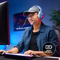 HyperX Cloud Jet: auriculares gaming inalámbricos (azul claro)