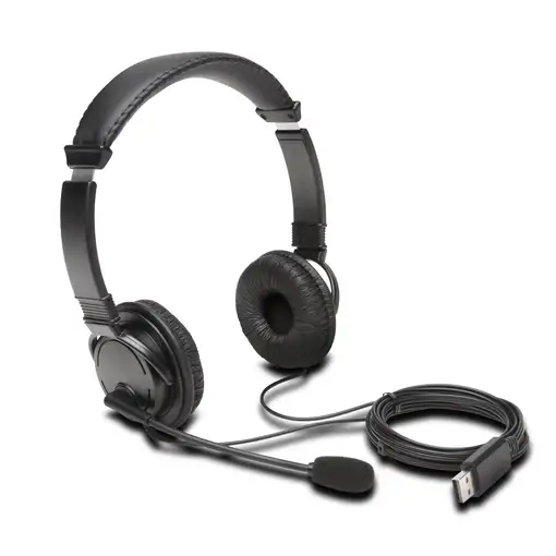 Kensington Auriculares USB-A clásicos con micrófono