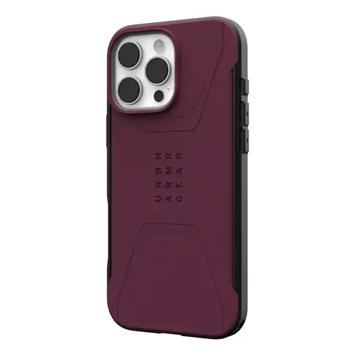 Urban Armor Gear Civilian funda para teléfono móvil 17,5 cm (6.9'') Burdeos