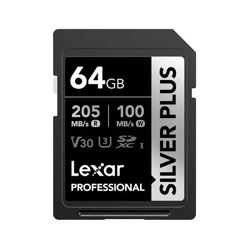 Lexar Professional SILVER PLUS 64 GB SDXC UHS-I Clase 3