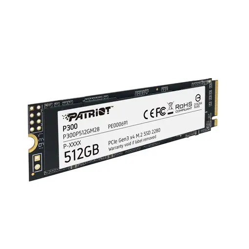 Patriot Memory P300P512GM28 unidad de estado sólido 512 GB M.2 PCI Express NVMe