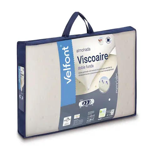 Almohada Velfont Viscoaire (70 cm)