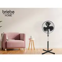 Ventilador Pie Oscilante 40 cm, 3 Velocidades, Mando Distancia, FN122397,  Briebe