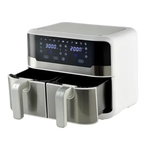 MasterPro Rocket Duo 900 Freidorade aire Color Blanco, Pantalla LED Táctil