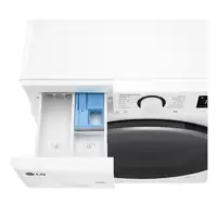 LG F4DR6009A1W lavadora-secadora Independiente Carga frontal Blanco D