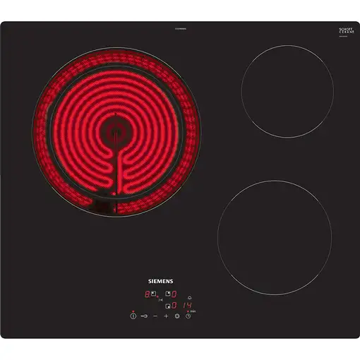 Siemens iQ300 ET61RBKB8E hobs Negro Integrado 59.2 cm Cerámico 3 zona(s)