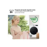 LG F2WR5S08A0W lavadora Carga frontal 8 kg 1200 RPM Blanco