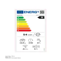 Samsung WW12T504DTW lavadora Carga frontal 12 kg 1400 RPM Blanco