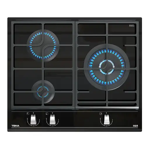 Teka GZC 63310 Negro Integrado 60 cm Encimera de gas 3 zona(s)