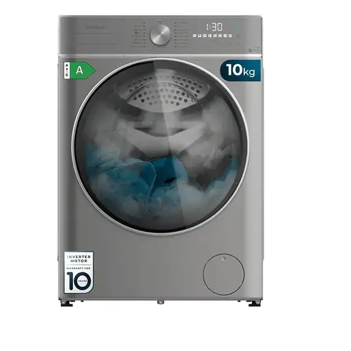 Cecotec 02787 lavadora Carga frontal 10 kg 1400 RPM Acero
