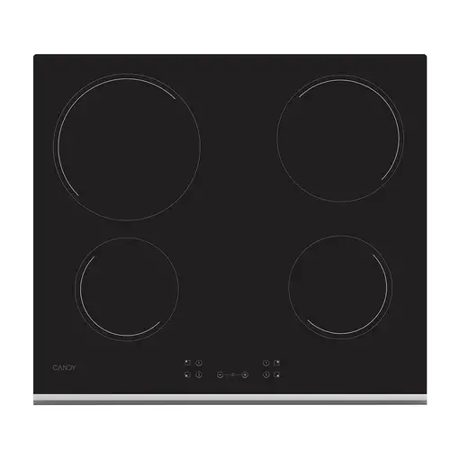Candy Timeless CH64XB Negro Integrado 59 cm Cerámico 4 zona(s)