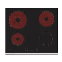 Candy Timeless CH64XB Negro Integrado 59 cm Cerámico 4 zona(s)