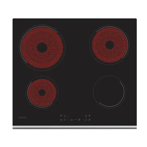 Candy Timeless CH64XB Negro Integrado 59 cm Cerámico 4 zona(s)