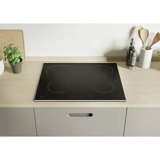 Candy Timeless CH64XB Negro Integrado 59 cm Cerámico 4 zona(s)