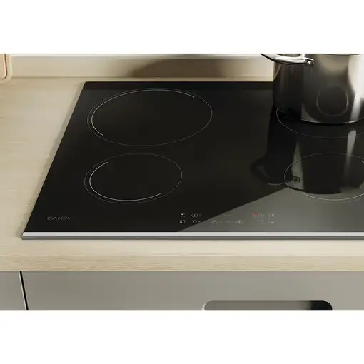 Candy Timeless CH64XB Negro Integrado 59 cm Cerámico 4 zona(s)
