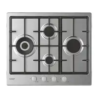 Candy Idea CHG6D4WX Acero inoxidable Integrado 60 cm Encimera de gas 4 zona(s)