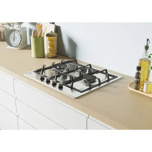 Candy Idea CHG6D4WX Acero inoxidable Integrado 60 cm Encimera de gas 4 zona(s)