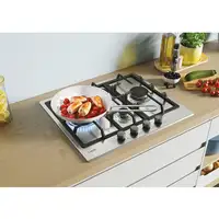 Candy Idea CHG6D4WX Acero inoxidable Integrado 60 cm Encimera de gas 4 zona(s)