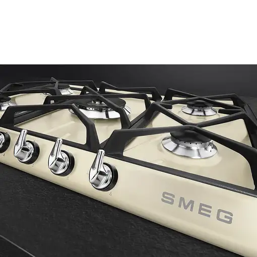 Smeg Victoria SR975PGH hobs Crema de color Integrado 68.5 cm Encimera de gas 5 zon