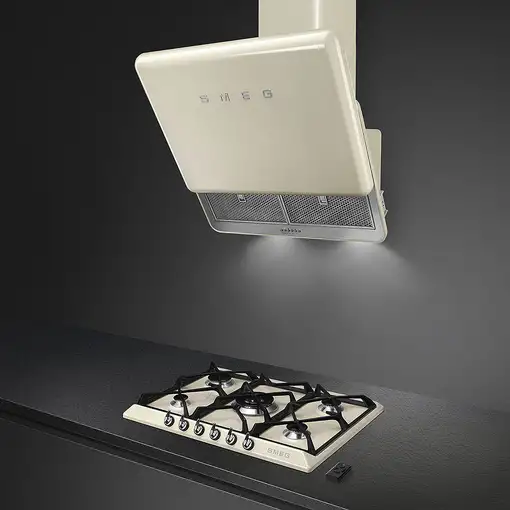 Smeg Victoria SR975PGH hobs Crema de color Integrado 68.5 cm Encimera de gas 5 zon