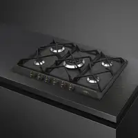 Smeg Coloniale SRV876AOGH hobs Antracita Integrado 68.5 cm Encimera de gas 5 zona(