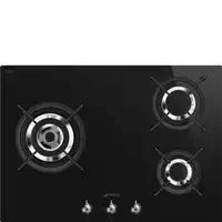 Smeg Classic PV373LCN hobs Negro Integrado 70 cm Encimera de gas 3 zona(s)